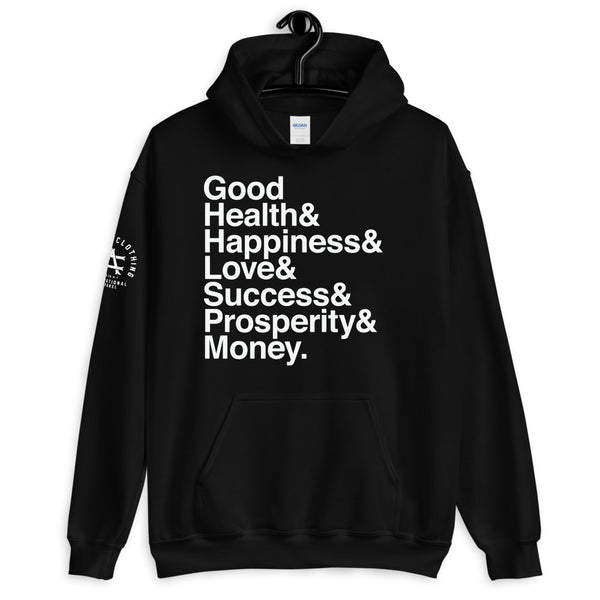 Prosperity Unisex Hoodie Black