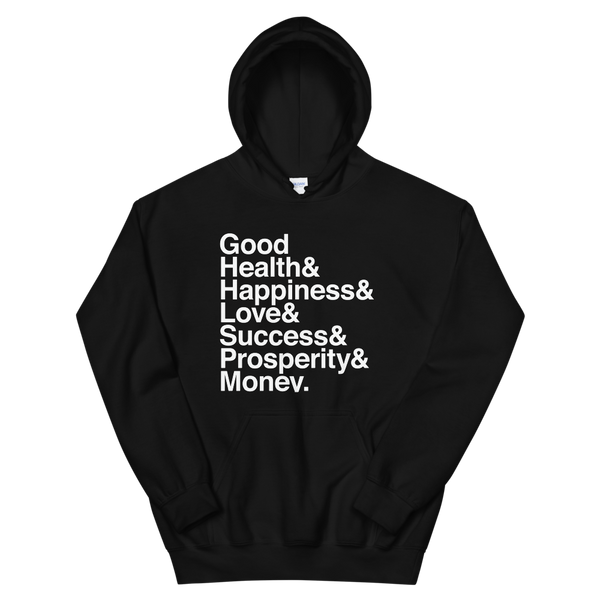 Prosperity Unisex Hoodie Black