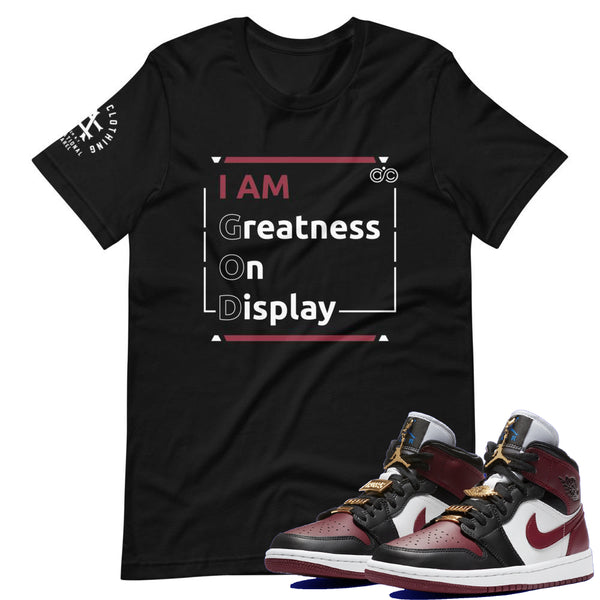 IAM G.O.D Short-Sleeve Unisex T-Shirt - Maroon