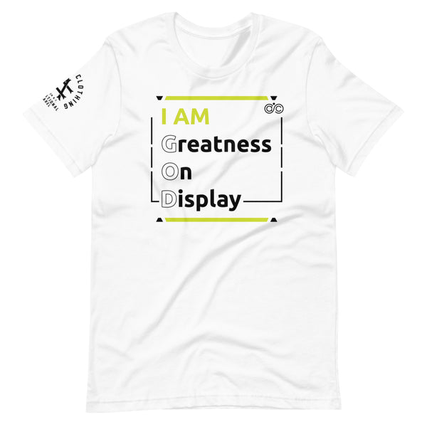 IAM G.O.D Short-Sleeve Unisex T-Shirt - Neon Green