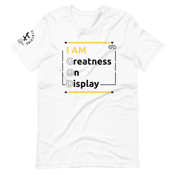 IAM G.O.D Short-Sleeve Unisex T-Shirt - Yellow