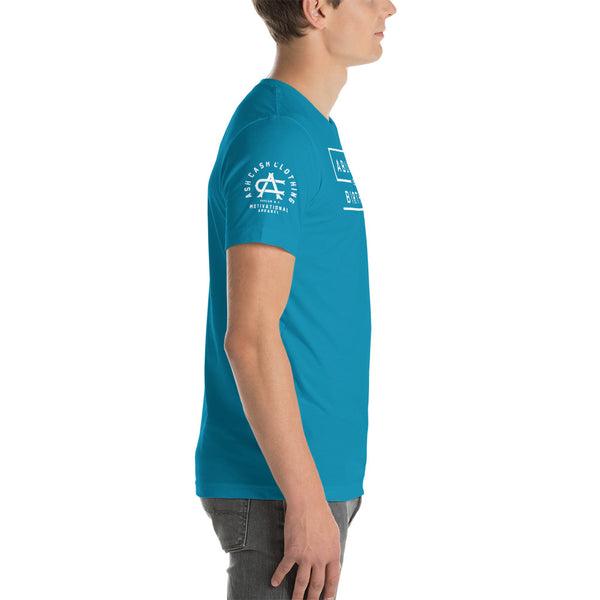 Abundance is Your Birthright Aqua Short-Sleeve Unisex T-Shirt