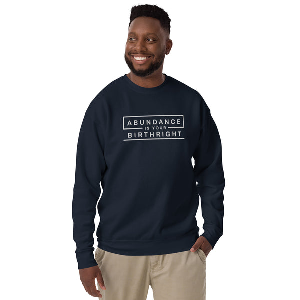 Abundance Is Your Birthright Unisex Premium Sweatshirt