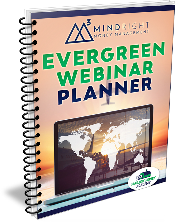Evergreen Webinar Planner - Digital Planner