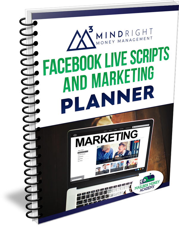 Facebook Live Script and Marketing Planner - Digital Planner