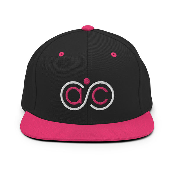 Abundance Community Black Pink Snapback Hat