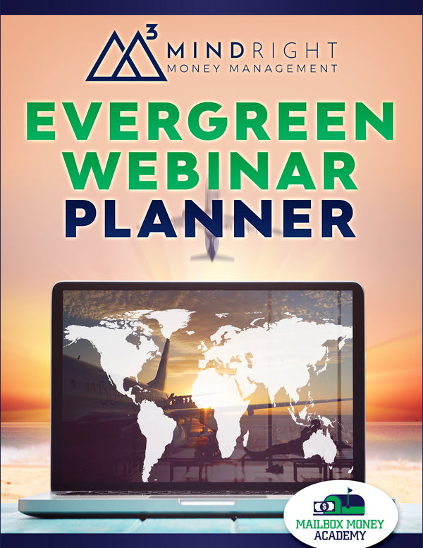 Evergreen Webinar Planner - Digital Planner