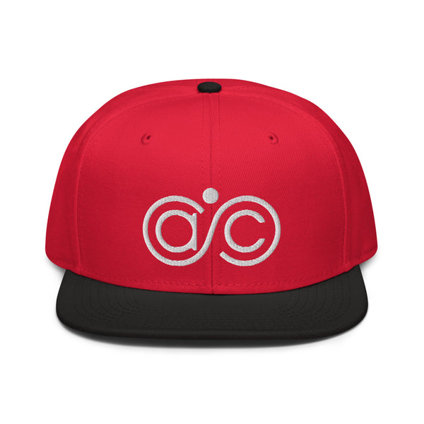 Abundance Community Red Black Snapback Hat