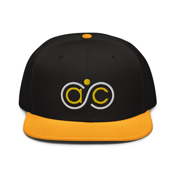 Abundance Community Black Yellow Snapback Hat