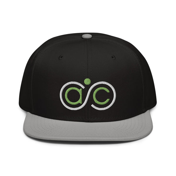Abundance Community Black Kiwi-Green Snapback Hat