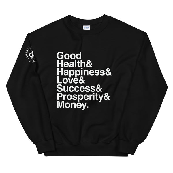 Prosperity Unisex Sweatshirt Black